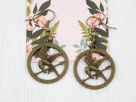 kolczyki KOSOGŁOSY vintage hunger games ptaki NB97