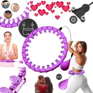 HULA HOP ODCHUDZAJĄCE Z OBCIĄŻENIEM WYPUSTKAMI PREZENT NA DZIEŃ KOBIET