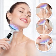 MASAŻER SONICZNY DO TWARZY I SZYJI DO UJĘDRNIANIA ULTRADŹWIĘKOWY EMS USB