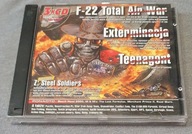 F-22 TOTAL AIR WAR + EXTERMINACJA PL WYDANIE | GRA PC CD-ACTION NR 62 2001r