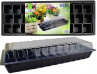 DUŻA WIELODONICZKA DO WYSIEWU rozsad POKRYWA TACA KOMÓRKI -60cm