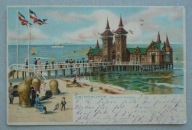 Świnoujście, Swinemünde, molo, 1901