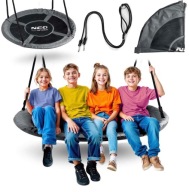 HUŚTAWKA OGRODOWA DUŻA MOCNA BOCIANIE GNIAZDO FOTEL WISZĄCY 120 cm XXL