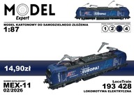 Siemens 193 428 Vectron LokoTrain - Model kartonowy