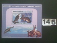 Ptaki i króliki , Guine-Bissau MNH