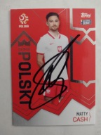 Karta topps autograf Polska Matty Cash PZPN Duma Polski
