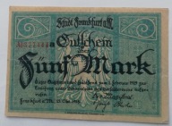 banknot 5 marek 1919