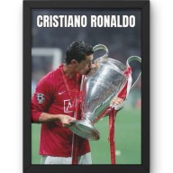 Cristiano Ronaldo Plakat w Ramce | Obraz Piłkarski, Prezent Kibica 40x50