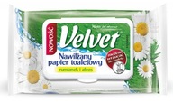 VELVET Papier toaletowy nawilżany RUMIANEK i ALOES , 48 sztuk