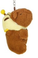 BRELOK 12cm KAPIBARA-PSZCZÓŁKA ZAWIESZKA DO PLECAKA MIĘKKI MIŚ