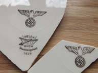 Część naczyń porcelanowych WWII Adler.