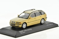 BMW 318i Touring E46 gold metallic 1999 1/43 MINICHAMPS 431028314