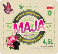 Eko płyn do prania Maja do czarnego Kwiatowa 4,5L Polska Manufaktura