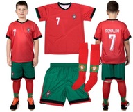 STRÓJ PIŁKARSKI RONALDO KOSZULKA+SPODENKI+GETRY IDEALNY NA REZENT 164 cm S