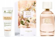 Yves Rocher 1 x Woda perfumowana Matin Blanc + Krem BB 6w1 średni