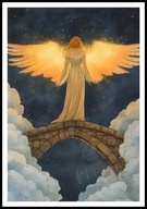 A2 PLAKAT OBRAZ ANIOŁ, PLAKAT Z ANIOŁEM, ANIELSKIE SKRZYDŁA, ANIELICA NR 45