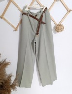 Spodnie na kant wide leg z szerokimi nogawkami 40 L