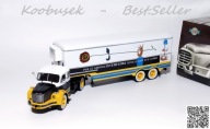 Jedyny! Berliet TLM TLR 10 + naczepa chłodnia izoterma Interflora - 1:43 *N