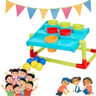KUBEK „pong” GRA W RZUCANIE PIŁEK ODBIJANIE DLA DZIECI TOSS GAME