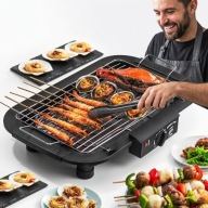 GRILL ELEKTRYCZNY STOŁOWY 2000W TERMOSTAT RUSZT WYJMOWANY SOLIDNY STYLOWY