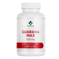 Guarana MAX 500 mg pobudzenie, energia 60 kapsułek