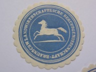 Niemcy - Brunszwik - Towarzystwo Ubezpieczeń Rolników od Wypadków - zalepka