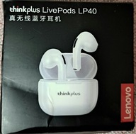 Słuchawki bezprzewodowe douszne Lenovo LP40 - BIAŁE