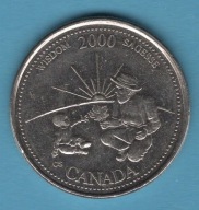 (2KA50) Kanada 25 centów, 2000