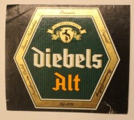 ETYKIETA - Diebels Alt - Privatbrauerei Diebels - Issum Niederrhein
