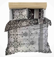 pościel z satyny 160x200 + 2x70x80 zamek S 58/60 DUO amulet / jaskrawa