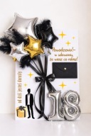 Kartka 3D z balonami|Prezent na 18 urodziny | Personalizacja