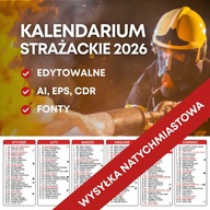 Kalendarium Strażackie 2026 W PEŁNI EDYTOWALNE WYSYŁKA NATYCHMIASTOWA