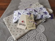 Relaksacyjna poduszeczka na oczy z siemieniem lnianym i lawendą