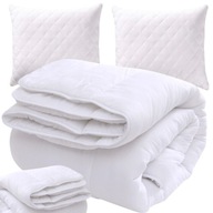 ZESTAW KOMPLET KOŁDRA CAŁOROCZNA 160X200 + 2 PODUSZKI ANTYALERGICZNA ŁÓŻKO