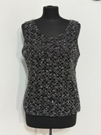 244 bluzka ramiączka wzór nowoczesny sznurek vintage plażowa boho Harstad S