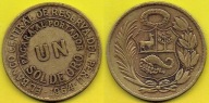 Peru 1 Sol De Oro 1964 r.