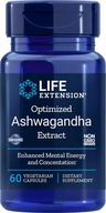 Suplement diety Life Extension Ashwagandha - 60 kapsułek