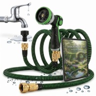 WĄŻ OGRODOWY SOLIDNY ROZCIĄGLIWY 30M + PISTOLET MOSIĄDZ + E-BOOK GRATIS