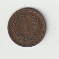 Szwajcaria 1 Rappen 1926 piekny stan