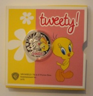 Tweety - 1 $ DOLAR 2013 NIUE "BOHATEROWIE KRESKÓWEK" BLISTER, MENNICZA