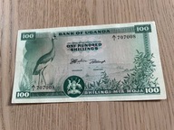 Uganda - 100 szylingów - bez napisu Bank of Uganda - rzadki