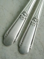 # Piękne posrebrzane łyżeczki do herbaty #