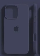 Etui do Apple iPhone 15 Pro Silicone północ granatowy Z LOGO plecki