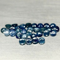 Szafir Brylantowy _ na złoty pierścionek, sygnet, kolczyki - 3.7 mm