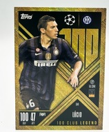 Karta TOPPS MATCH ATTAX EXTRA 2025 100 CLUB LEGEND 341 LUCIO INTER
