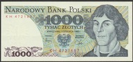 Polska 1000 złotych 1982 - Mikołaj Kopernik - KH - stan bankowy UNC