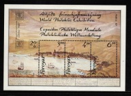 Wyspy Owcze . Mini arkusz 133-35 ( Marynistyka / Hafnia 1987 ) czysty