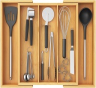 Lifewit Wysuwana Taca na Sztućce, od 3 do 4 Przegródek