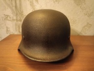 Hełm niemiecki M40 stahlhelm ET66 miliatria antyk druga wojna wehrmacht