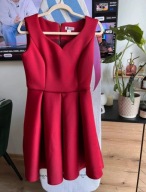 VUBU bordowa piankowa sukienka koktajlowa rozmiar L/165cm